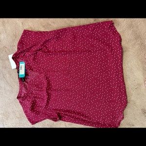 41 Hawthorn Split Neck Top XL NWT